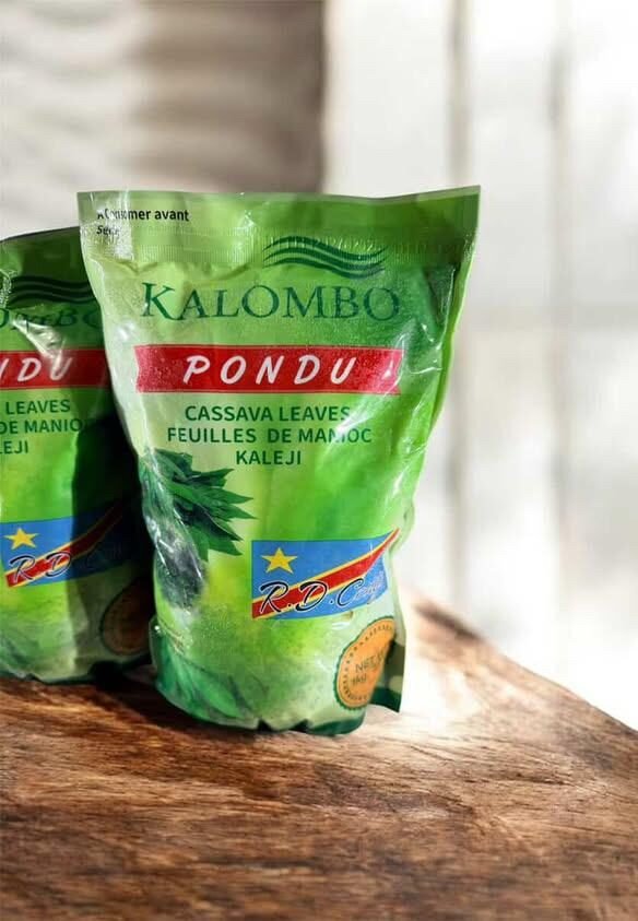 fresh cassava leaves